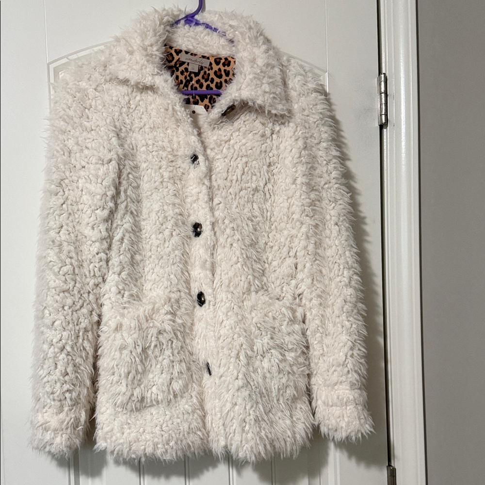 Wonderly Cream Teddy Jacket